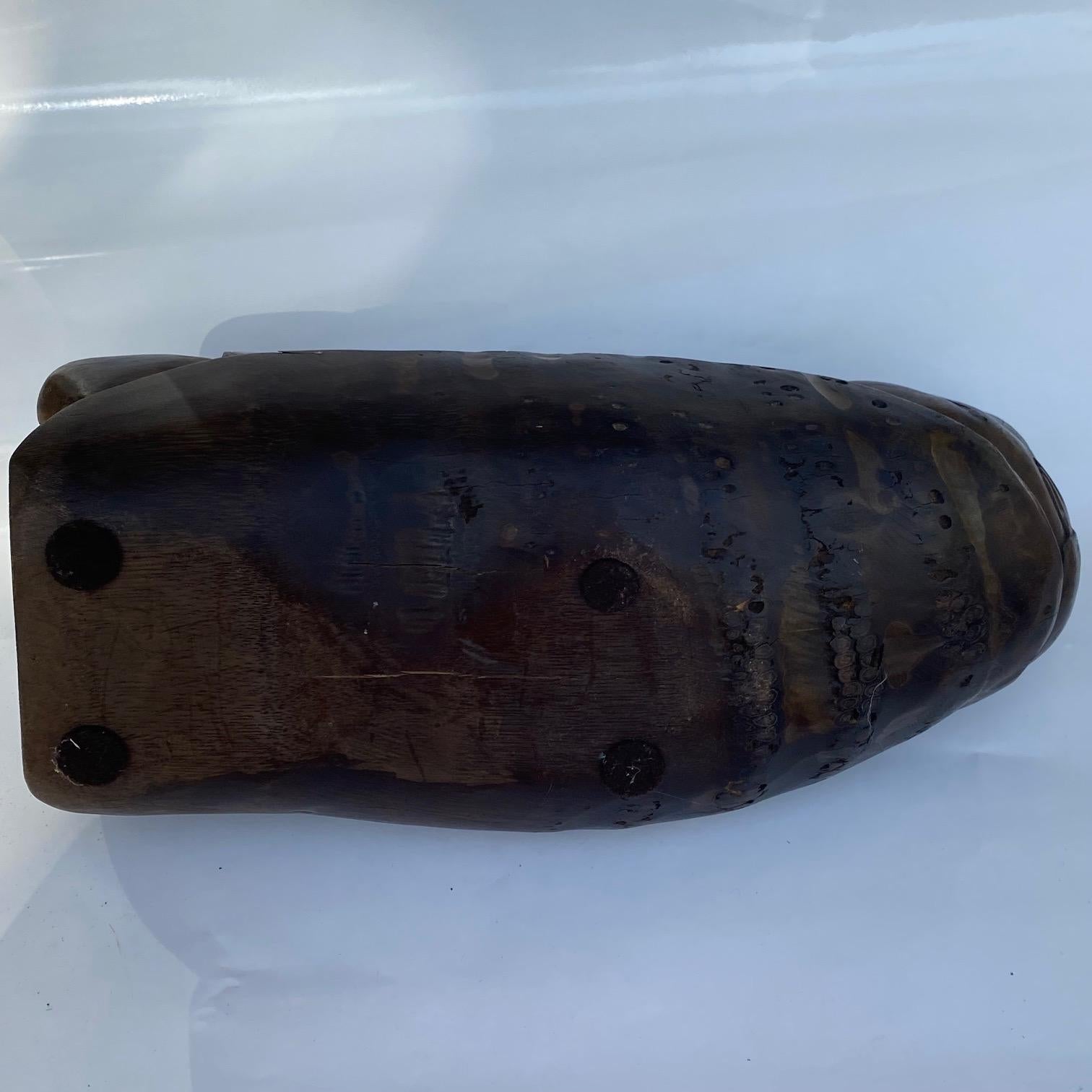 Hand-Carved Chinese Bamboo  BUDDHA PILLOW For Sale