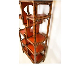 Chinese Bamboo Étagère