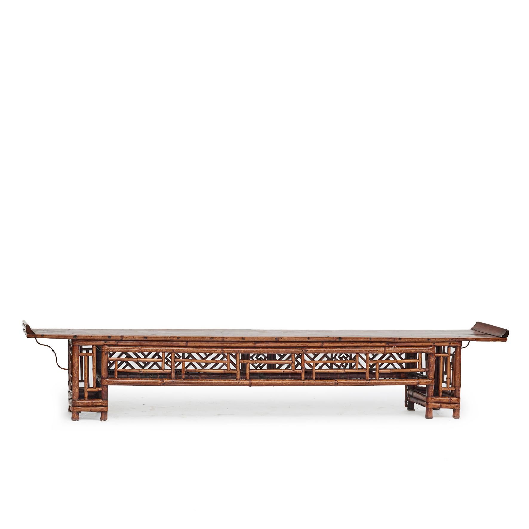 19th Century Chinese Bamboo Low Console Table