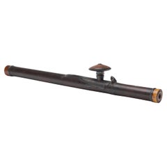 Chinese Bamboo Opium Pipe with Red Clay Bowl
