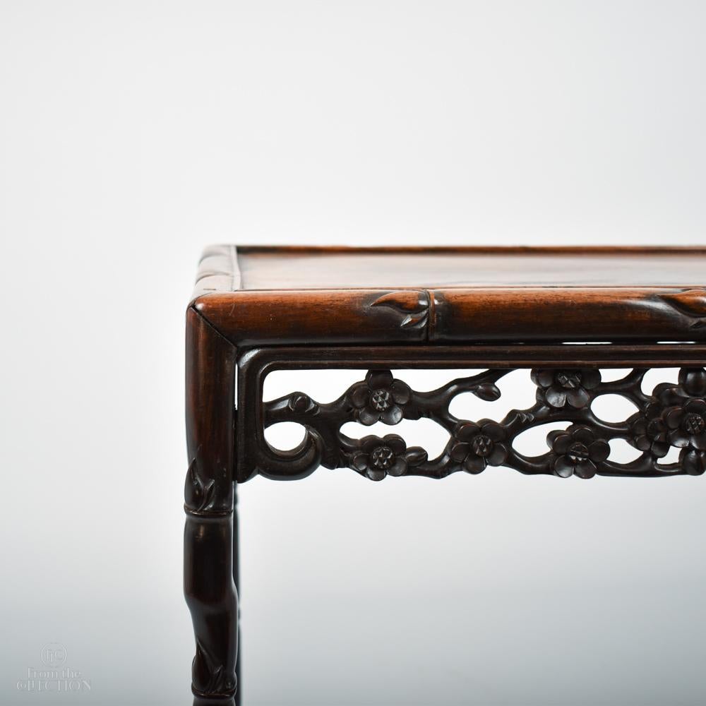 Chinese Bamboo Style Nest of Tables circa 1900 For Sale 2