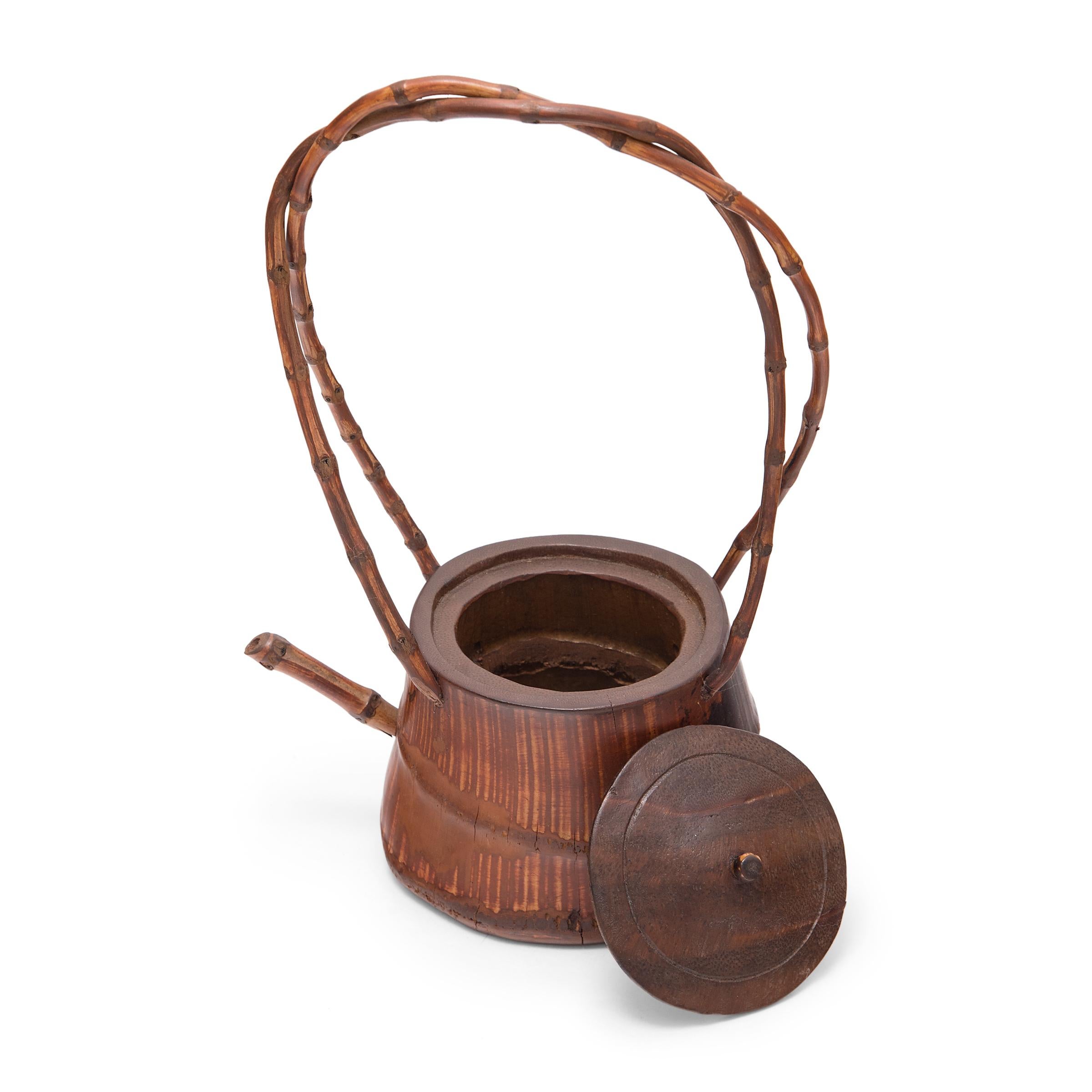Chinese Bamboo Teapot with Arched Handle, c. 1900 For Sale at 1stDibs ...