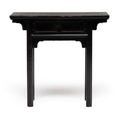 Chinese Beveled Leg Incense Table, Late 19th Century