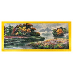 Chinese Big Size Brush Handpainting Landscape Paper