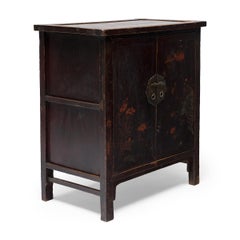 Chinese Bird-and-Flower Painted Side Cabinet, c. 1850