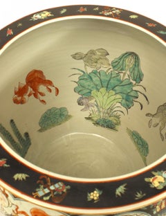 Chinese Black and White Porcelain Pot