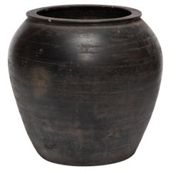 Vaso cinese di argilla nera, 1900 circa