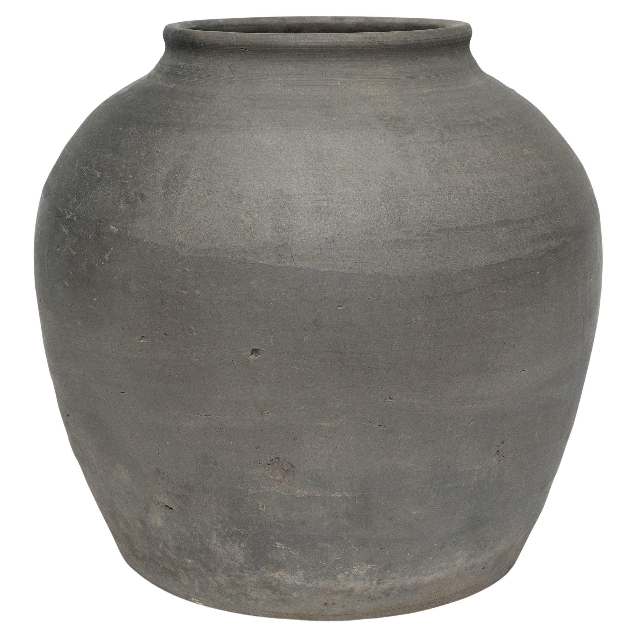 Chinese Black Clay Vessel, circa 1900