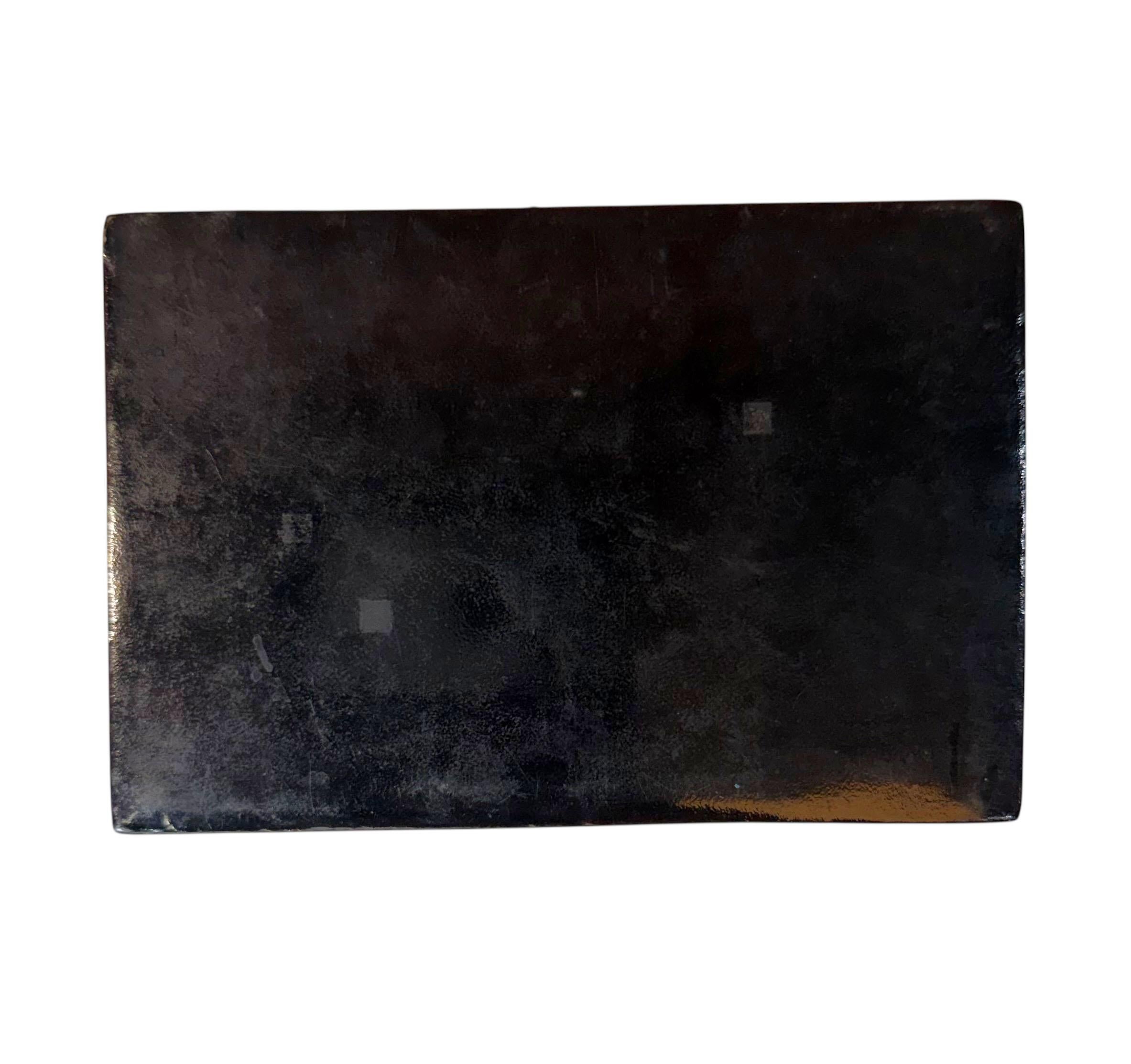 Chinese Black Lacquer Box For Sale 6