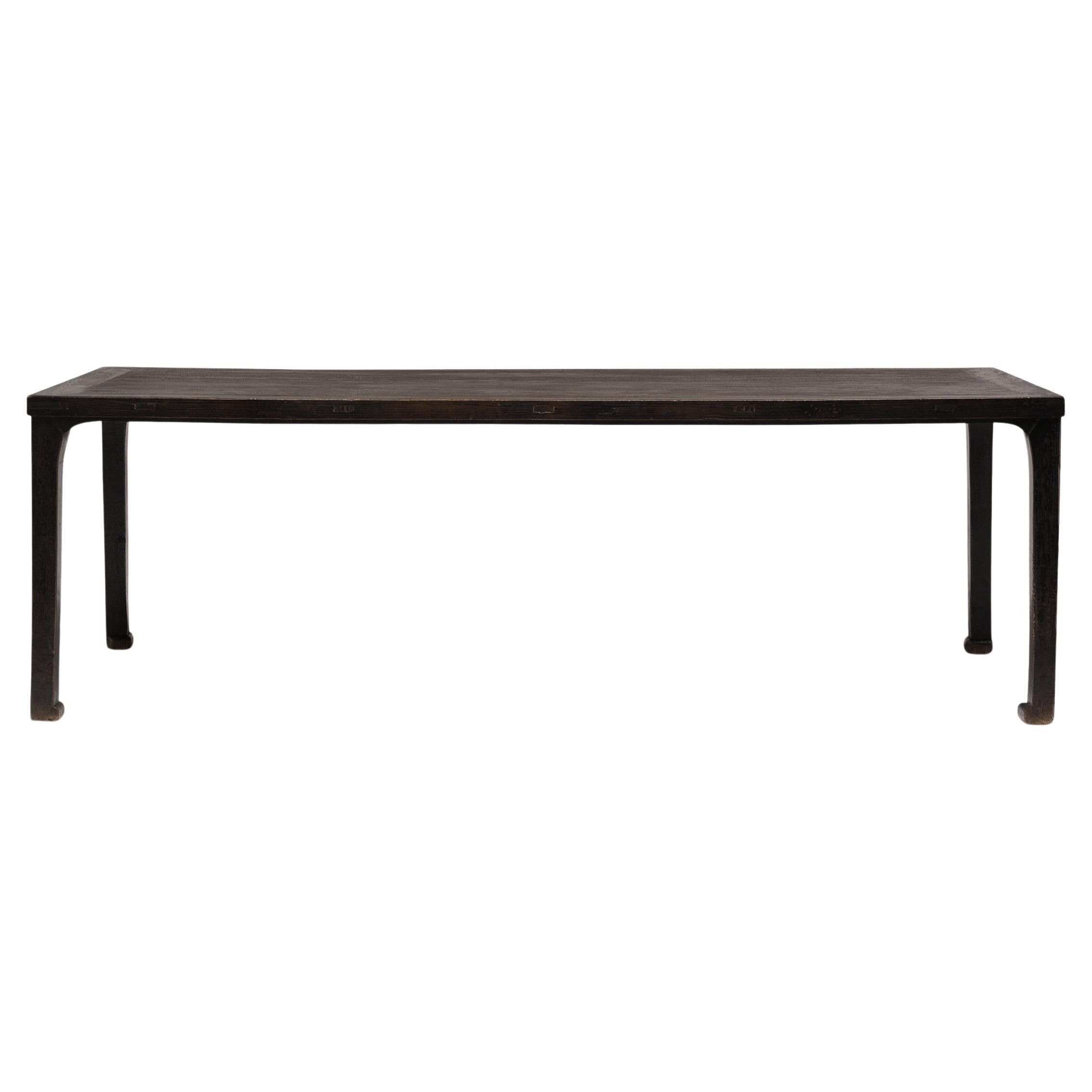 Chinese Black Lacquer Calligrapher's Table, c. 1850