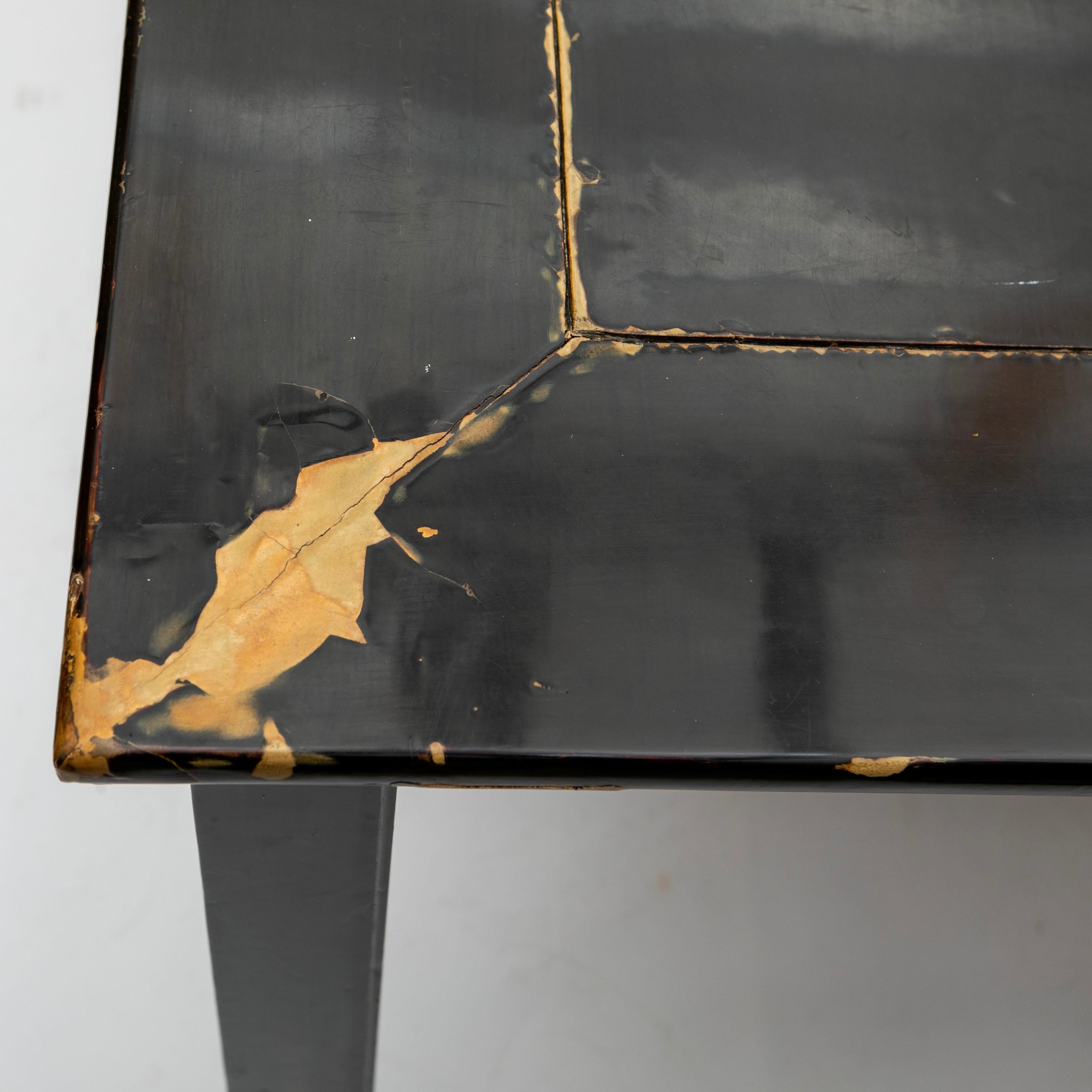 Mesa china de caligrafía lacada en negro, provincia de Jiangsu en Bueno estado para la venta en Kastrup, DK