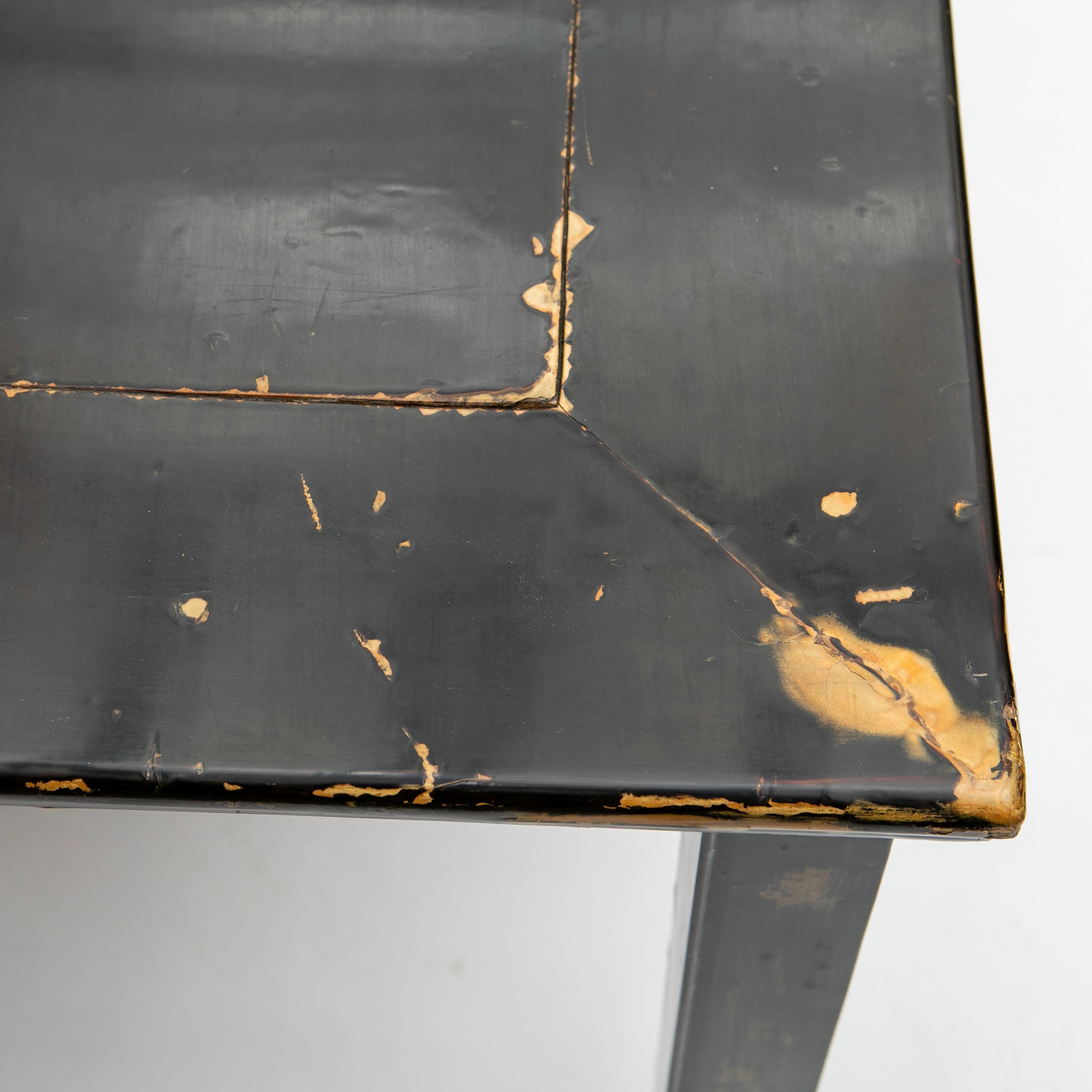 Mesa china de caligrafía lacada en negro, provincia de Jiangsu en venta 1