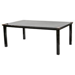 Chinese Black Lacquer Calligraphy Table, Jiangsu Province