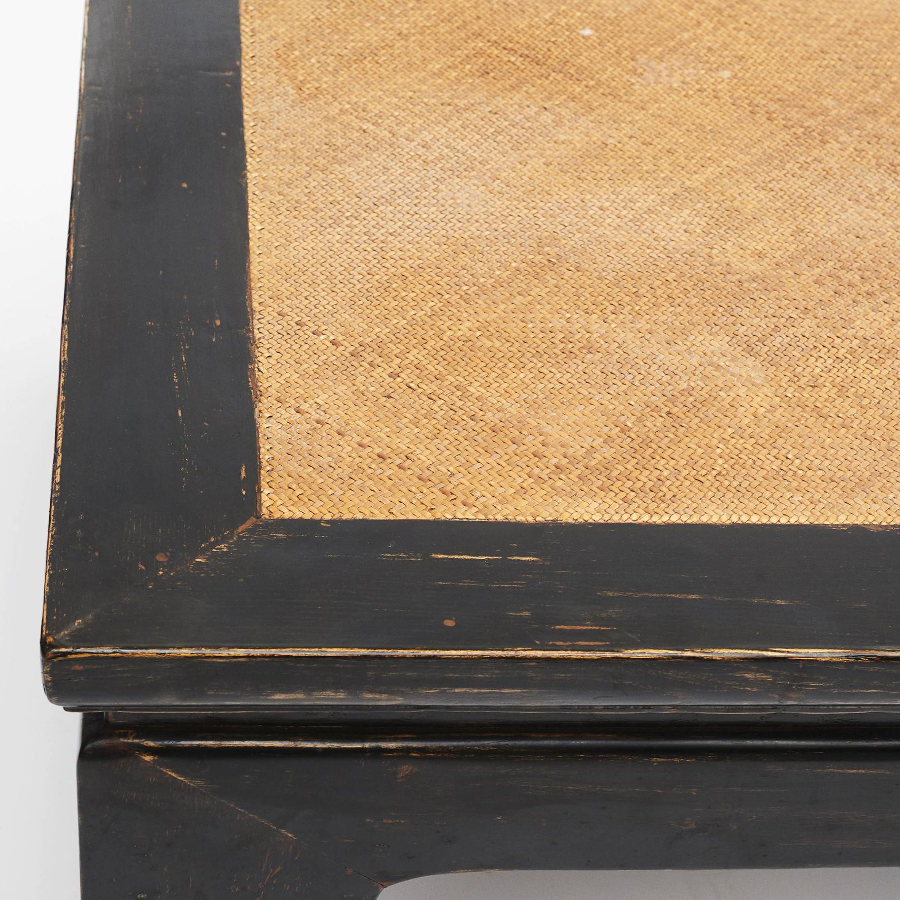 bamboo inlay coffee table