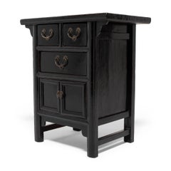 Chinese Black Lacquer Display Table, c. 1850
