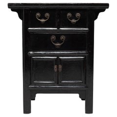 Chinese Black Lacquer Display Table, c. 1850