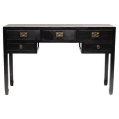 Escritorio chino de laca negra, c. 1900