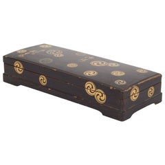 Chinese Black Lacquered Box