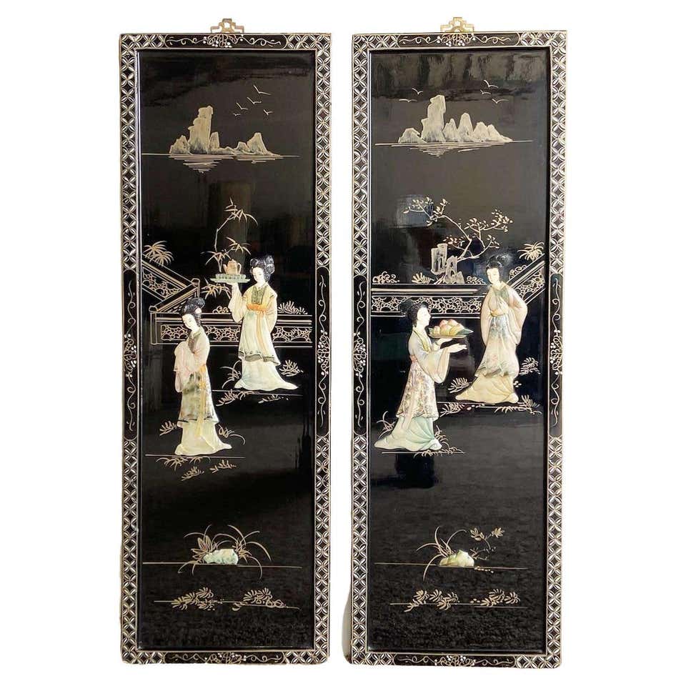 Chinese Black Lacquered And Mother Of Pearl Brass Vase For Sale At 1stDibs chinese-black-lacquered-and-mother-of-pearl-brass-vase-for-sale-at-1stdibs
