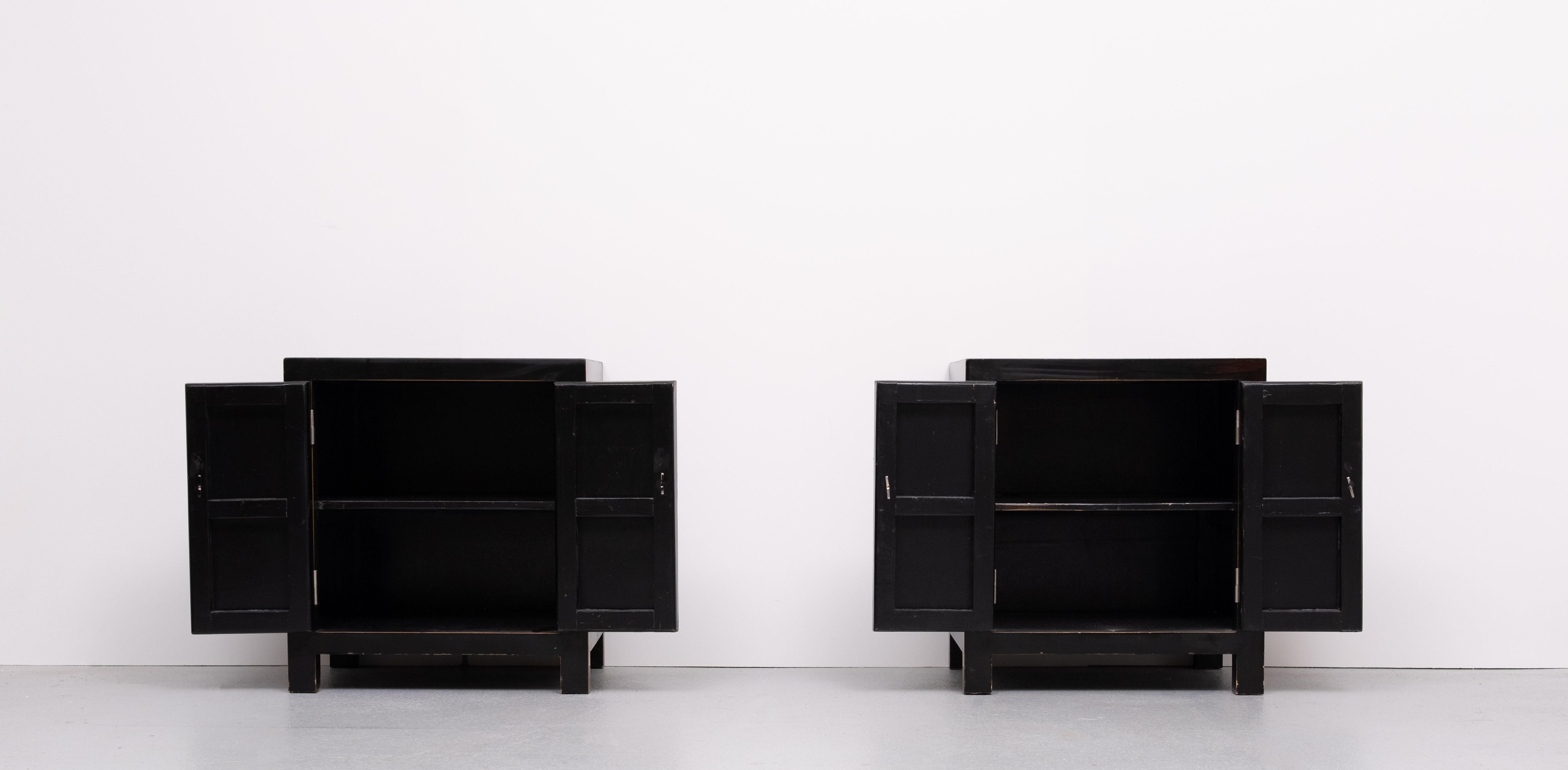 paire de Chinois  Black Night stands  1970s en vente 2