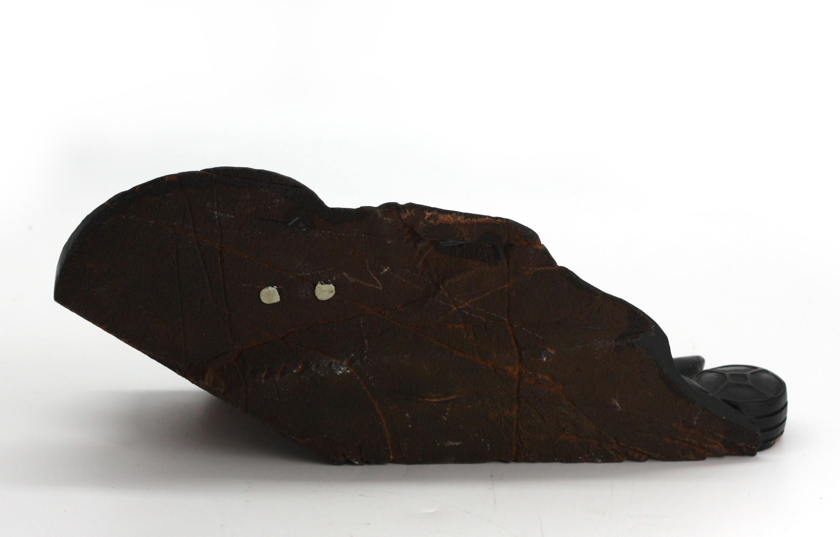 20th Century Chinese Black Stone Reclining Happy Buddha For Sale