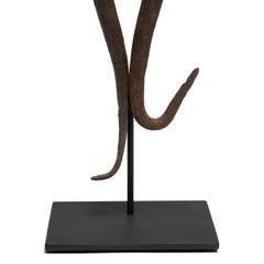 Ciseaux de forgeron chinois sur monture, vers 1850