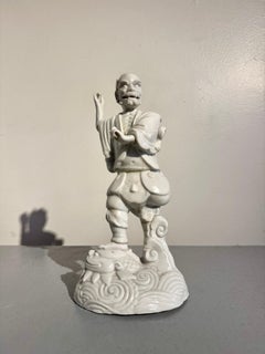 Chinese Blanc de Chine (Dehua) Figure of Kui Xing, Qing Dynasty, 19th Century
