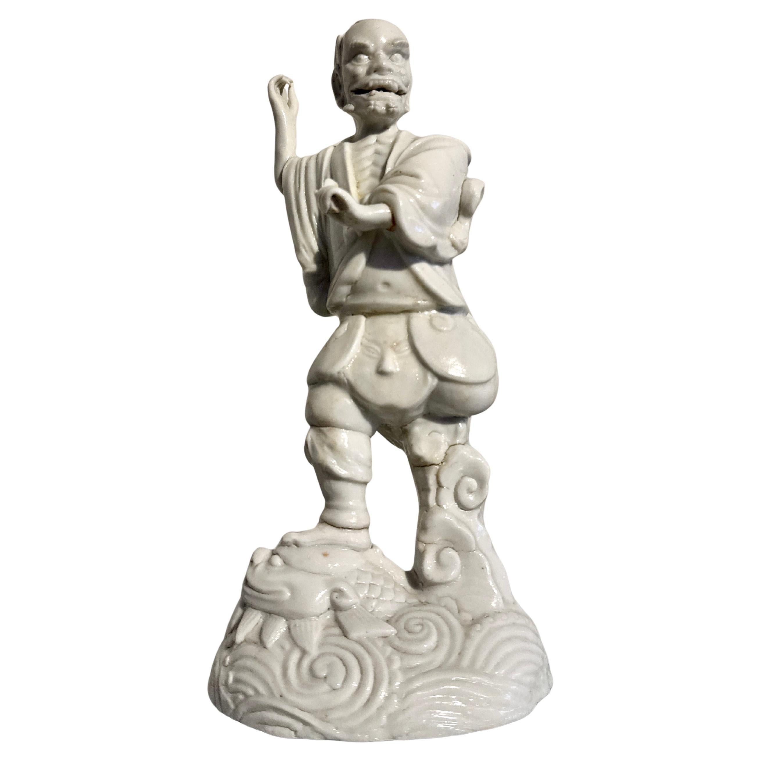 Figura di Kui Xing in Blanc de Chine (Dehua) cinese, dinastia Qing, XIX secolo