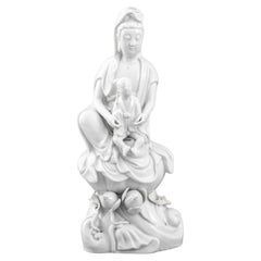 Chinese Blanc de Chine Porcelain Guanyin