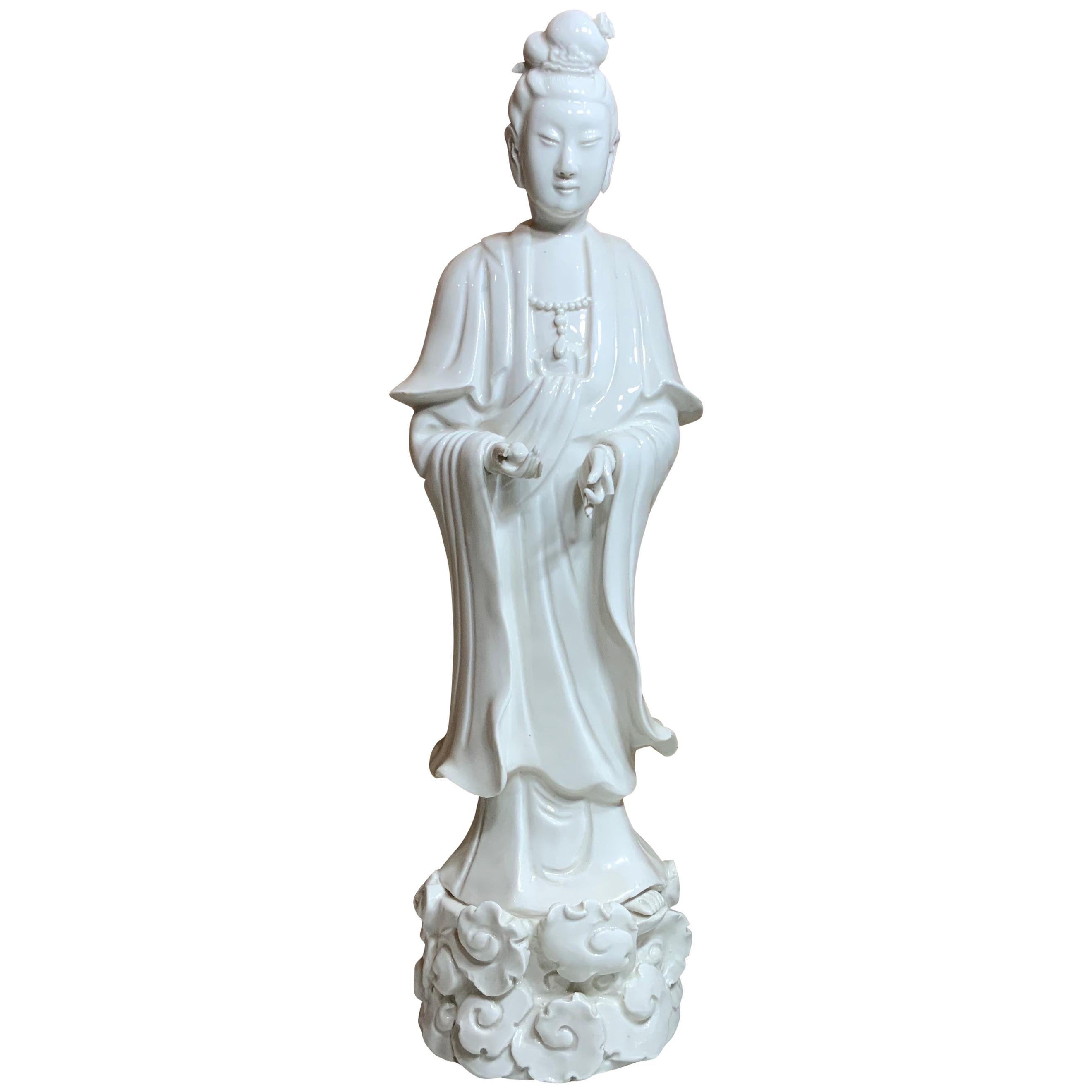 Chinese Blanc de Chine Porcelain Quan Yin