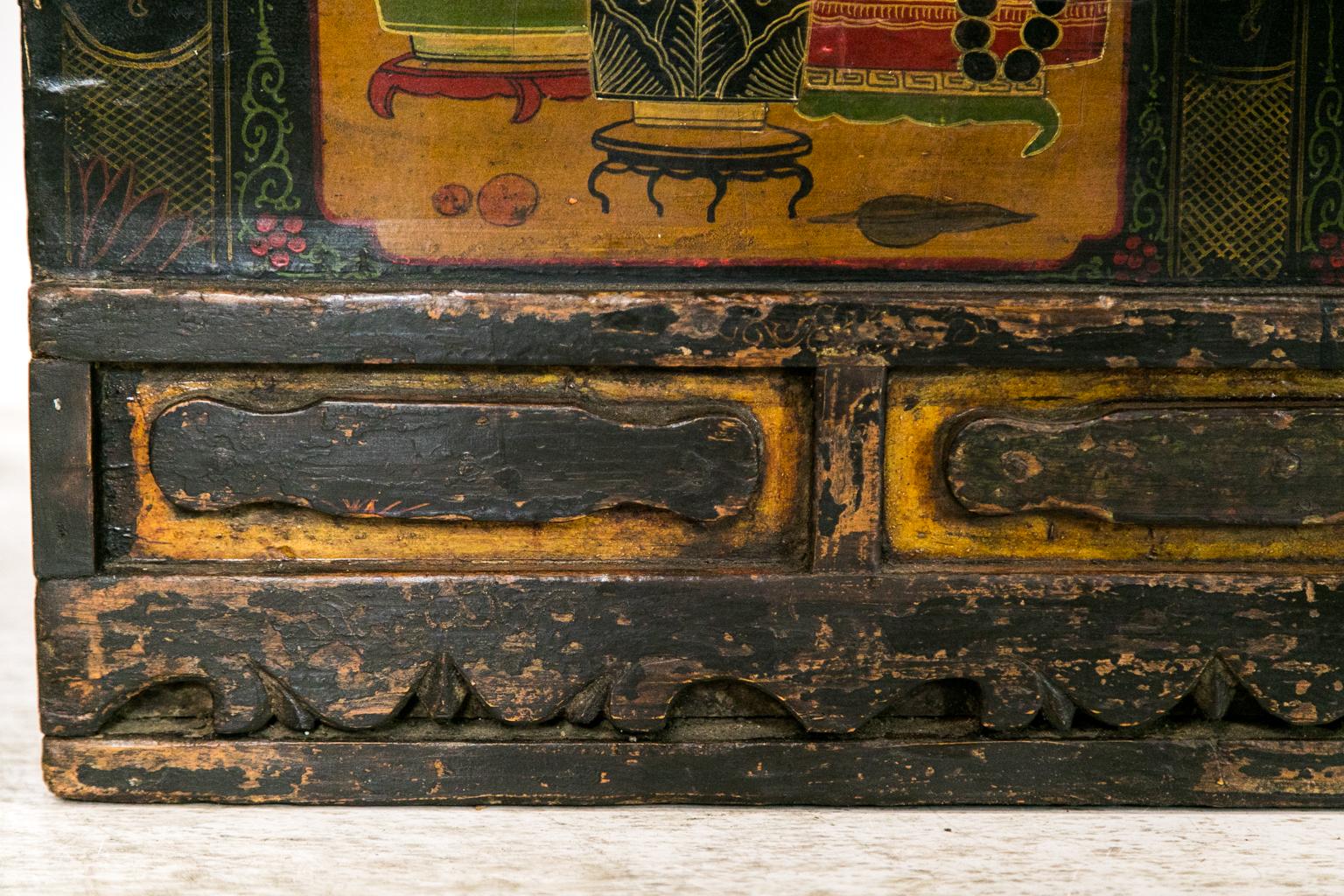 Hand-Carved Chinese Blanket Chest