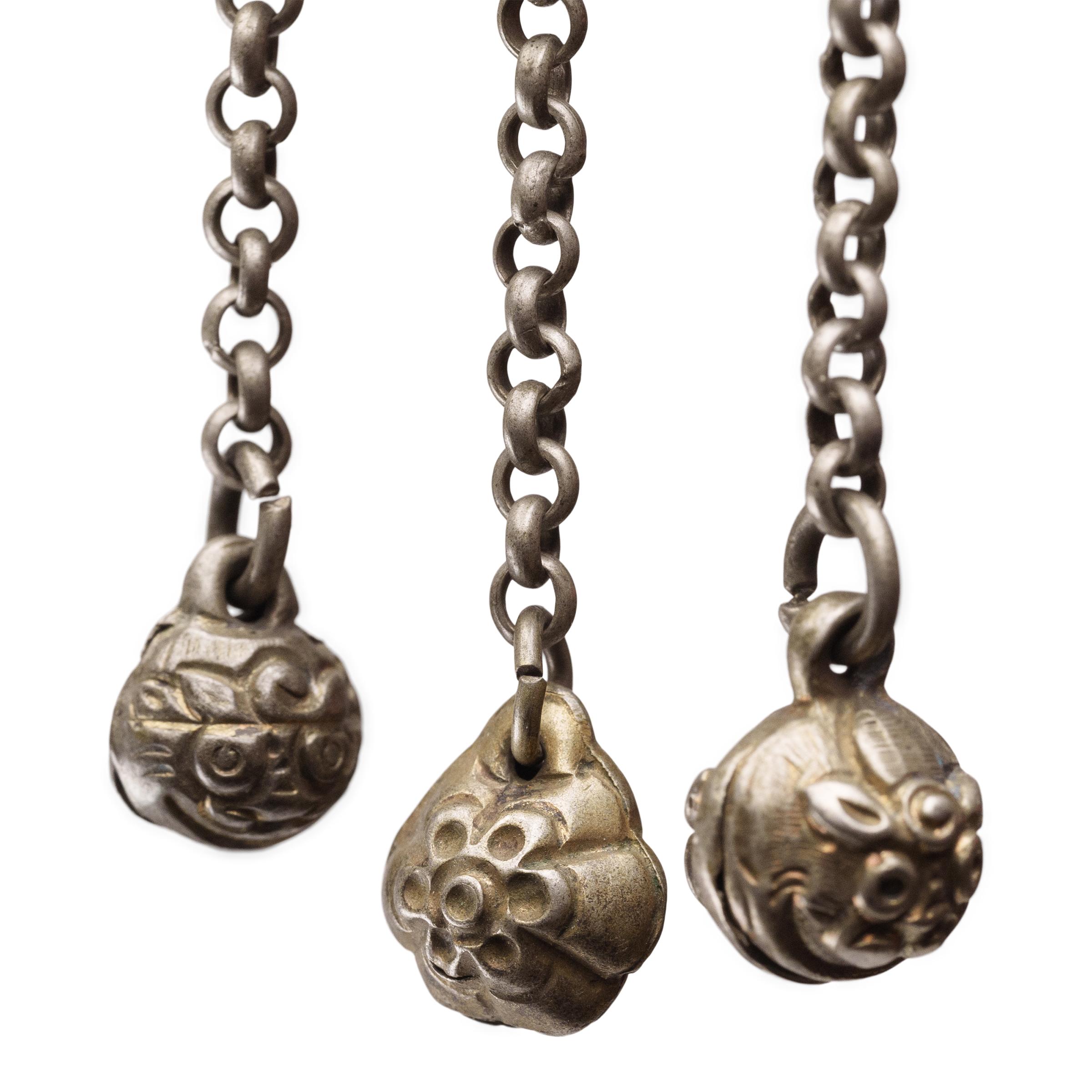 Qing Chinese Blessings Charm Ring, c. 1900 For Sale