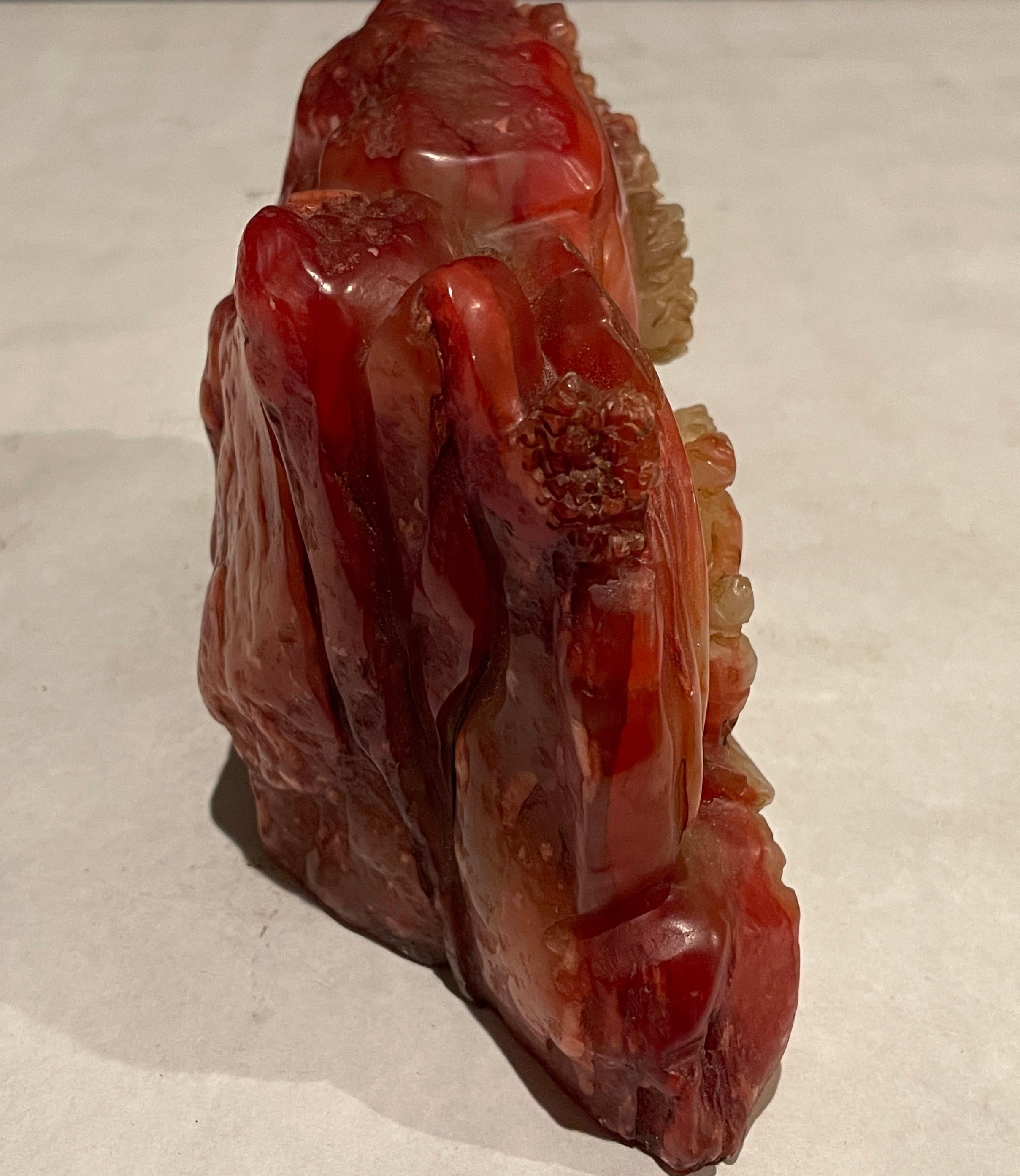 20th Century Chinese Bloodstone Carved Seal For Sale