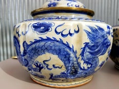 19th Century Chinese Blue and White Ginger Jars