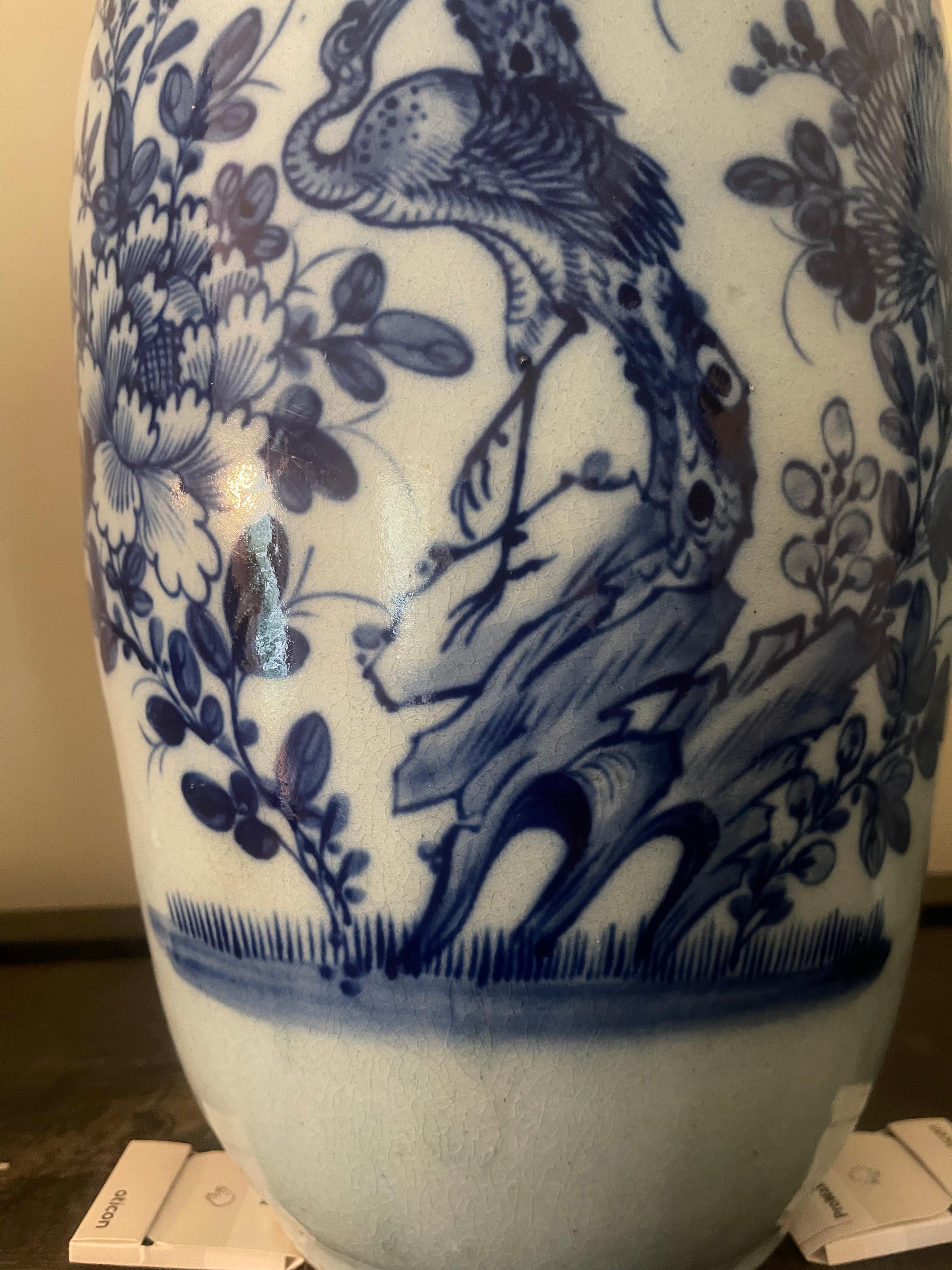 china blue fine porcelain vase