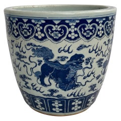Chinese Blue and White Ceramic Planter