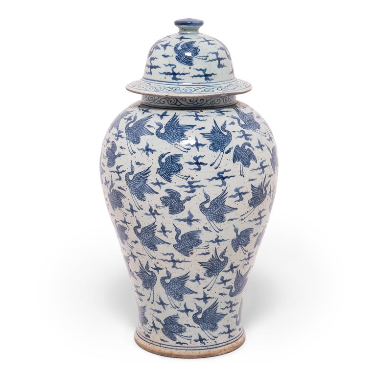 First developed during the Tang dynasty, blue-and-white porcelain has been treasured for centuries. Renowned for its painterly decoration and the beautiful contrast of rich blue on white, this unique ceramic style begins with a design painted with a