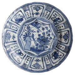 Chinese Blue And White Dish, China Wanli Period