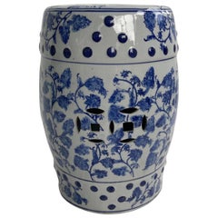 Chinese Blue and White Garden Seat