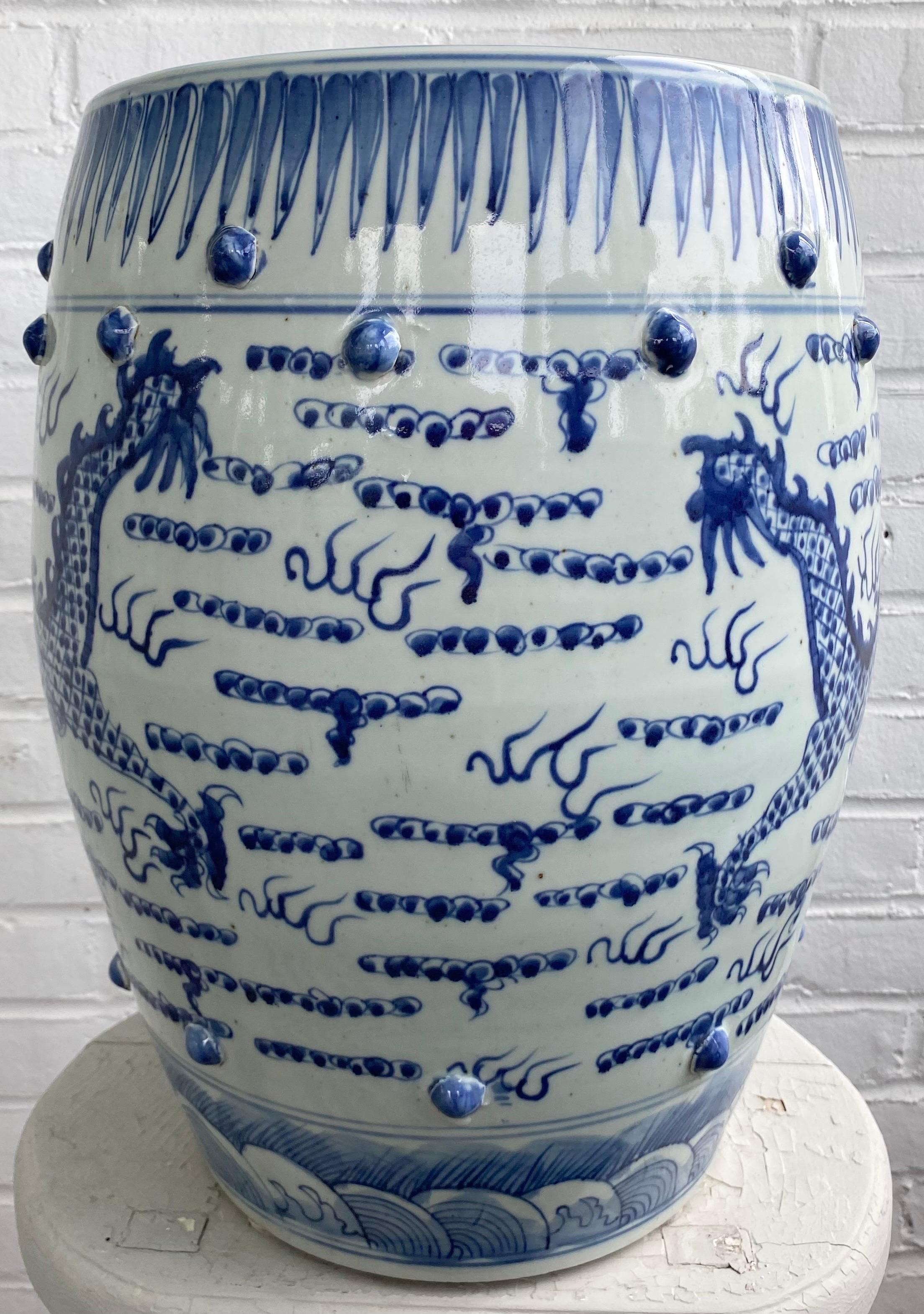 tabouret chinois ceramique
