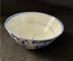 Chinese Blue and White Hand Painted Porcelain Bowl