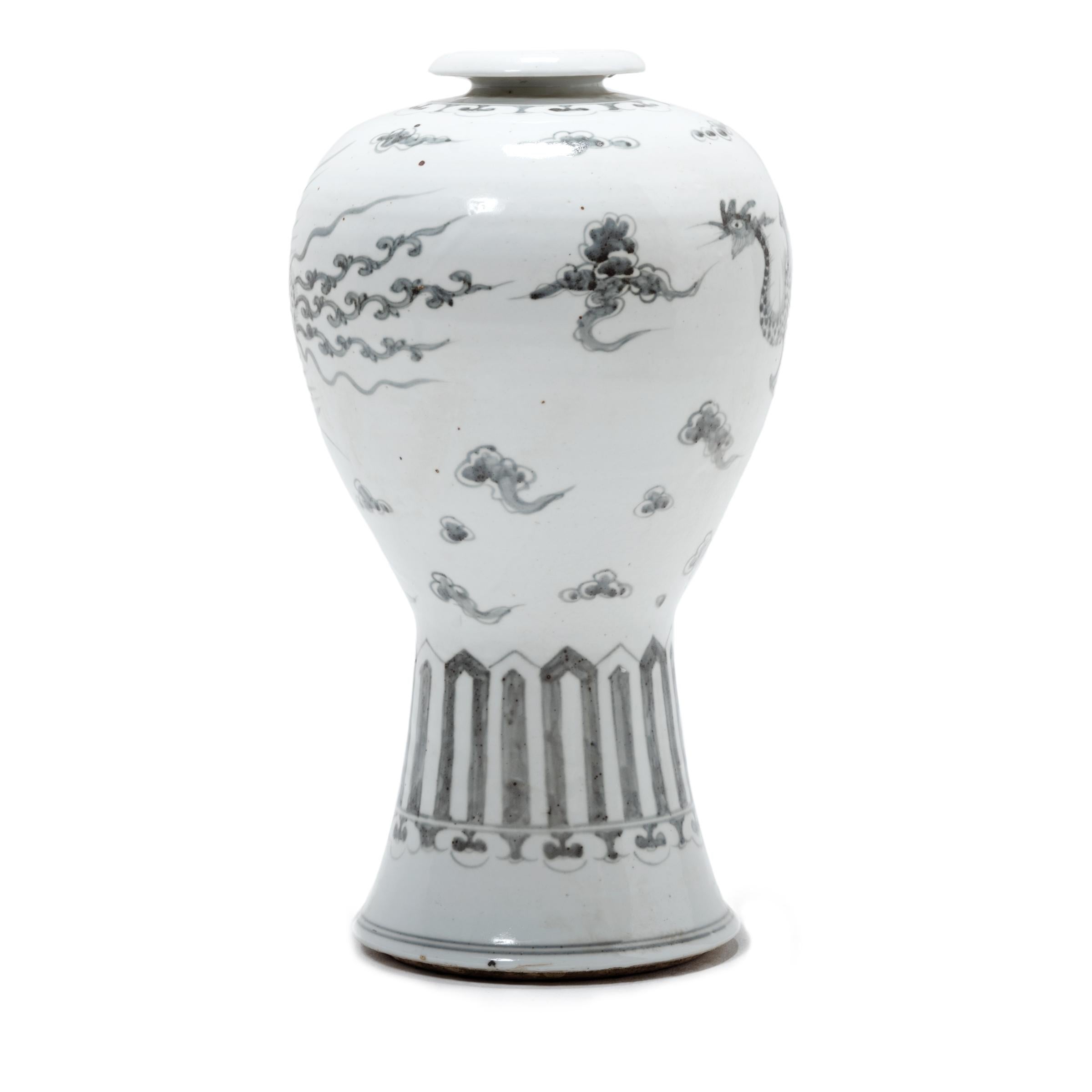 Glazed Meiping Phoenix Vase