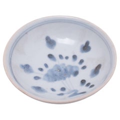Chinese Blue and White Plate, c. 1900