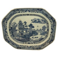 Antique Chinese Blue and White Platter
