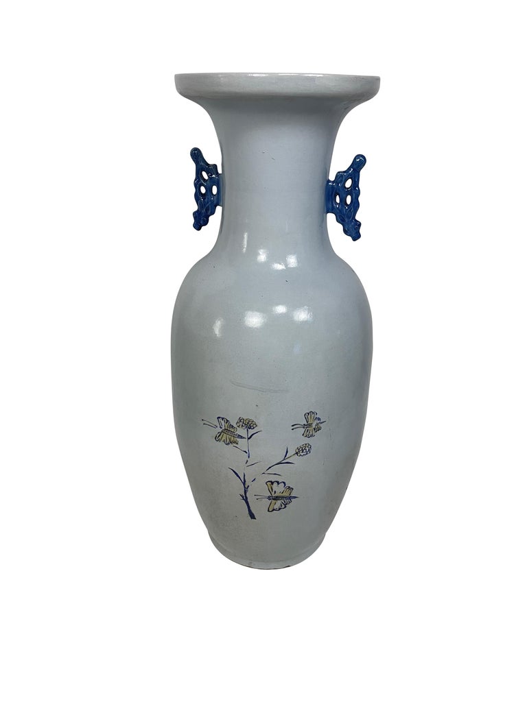Chinese Blue and White Porcelain Collection of Five Vases For Sale at