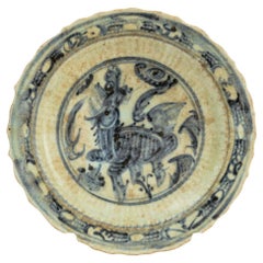 Chinese Blue and White Porcelain Dish