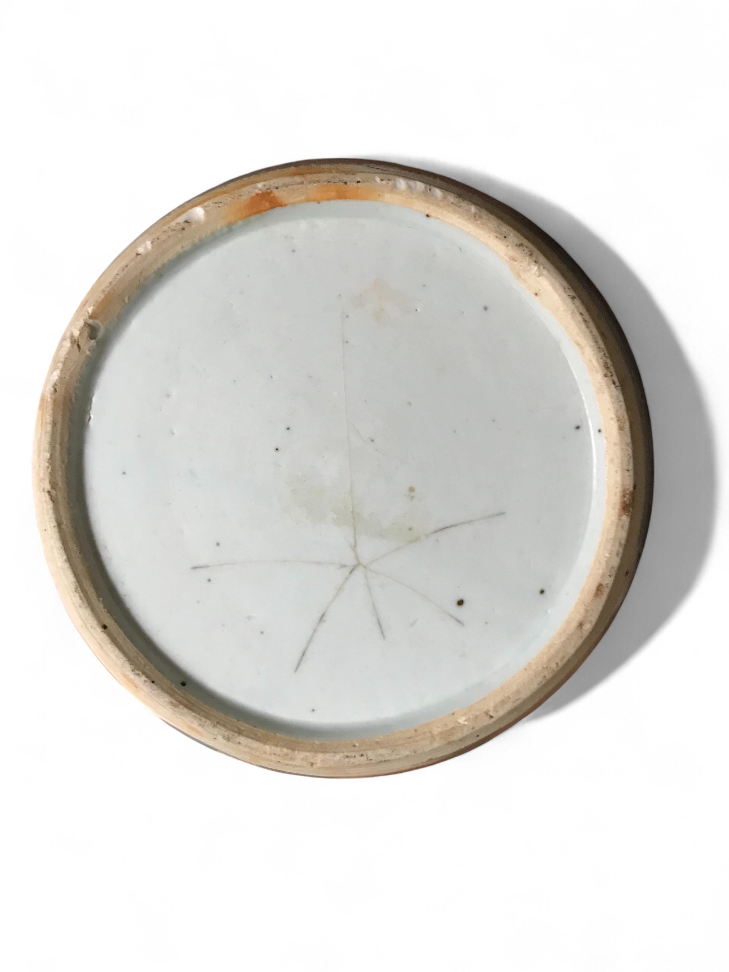 Pot à gingembre chinois en porcelaine bleu et blanc - Période Kangxi - 17e-18e siècle Bon état - En vente à Beuzevillette, FR