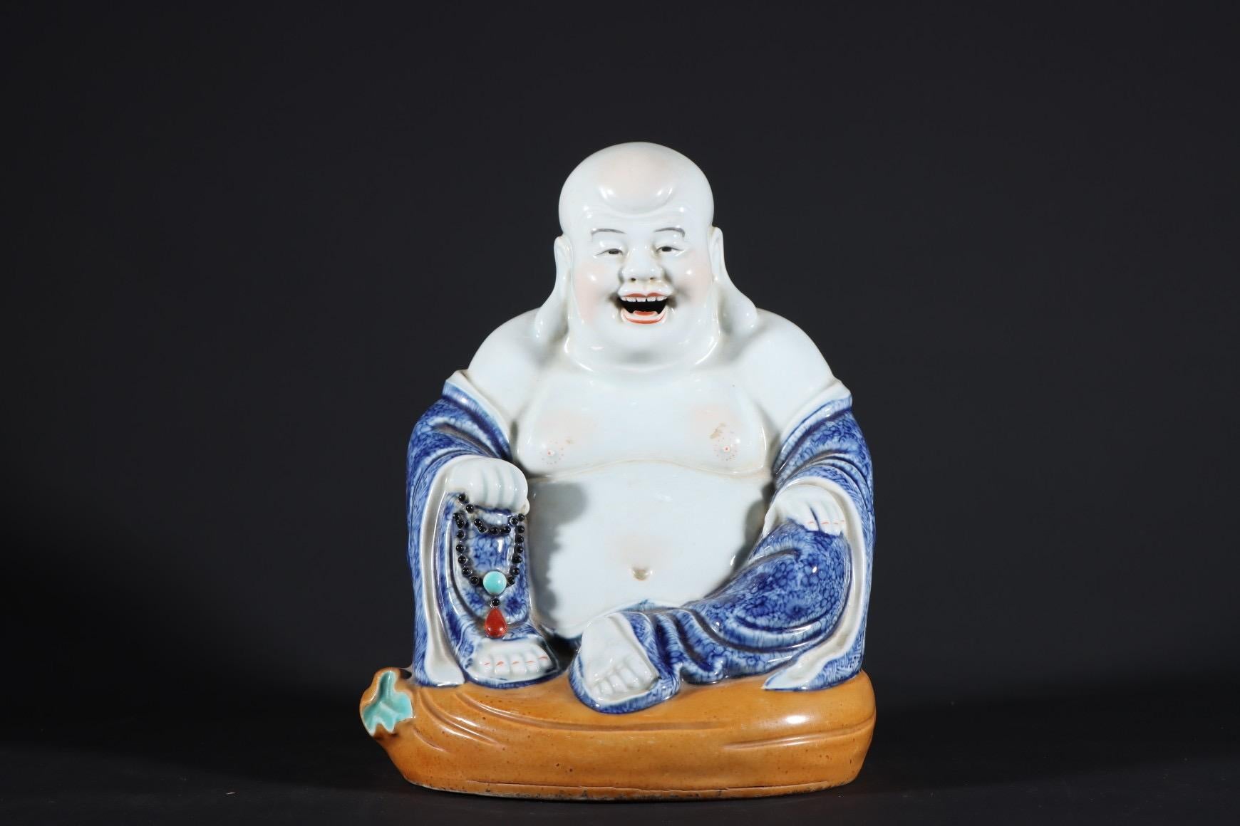 Vintage Chinese Blue and White Porcelain Laughing Buddha Statue – Symbol of Joy and Abundance

Add timeless charm and spiritual meaning to your space with this Vintage Chinese Blue and White Porcelain Laughing Buddha Statue. Expertly crafted from