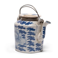 Chinese Blue and White Porcelain Tea Pot