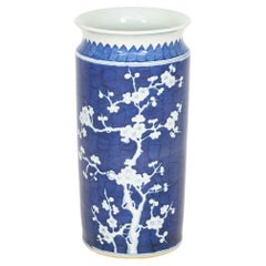 Chinese Blue and White Porcelain Umbrella Stand